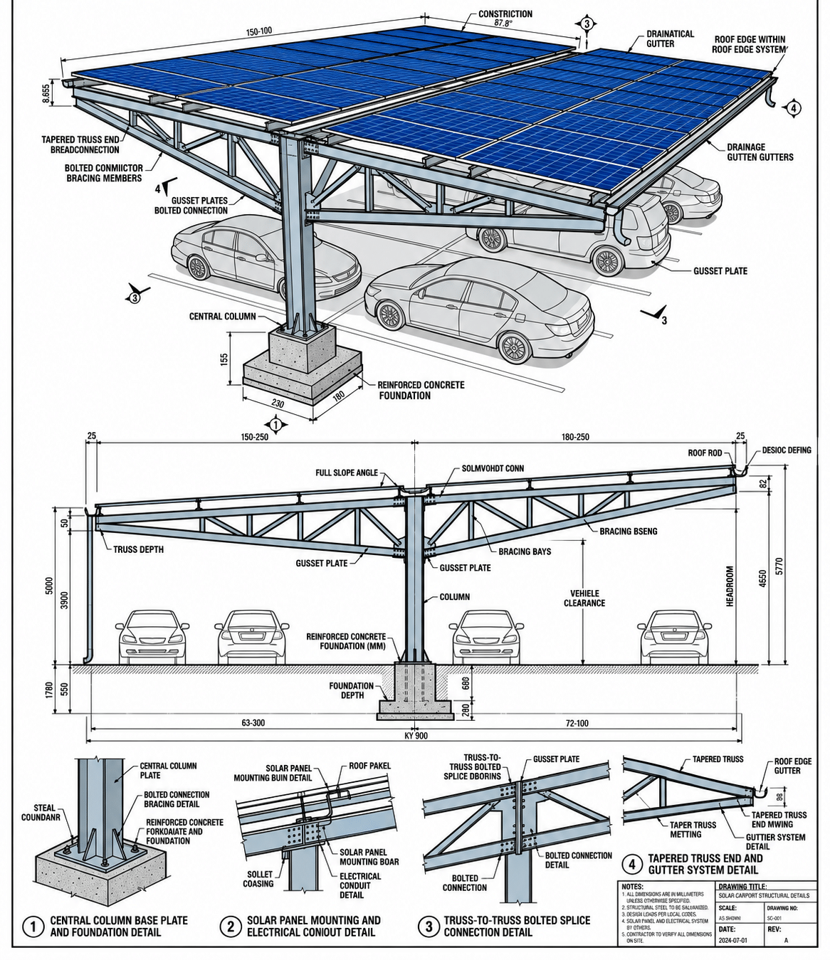 Solar panel system planning and structural design for solar energy installation in Phuket