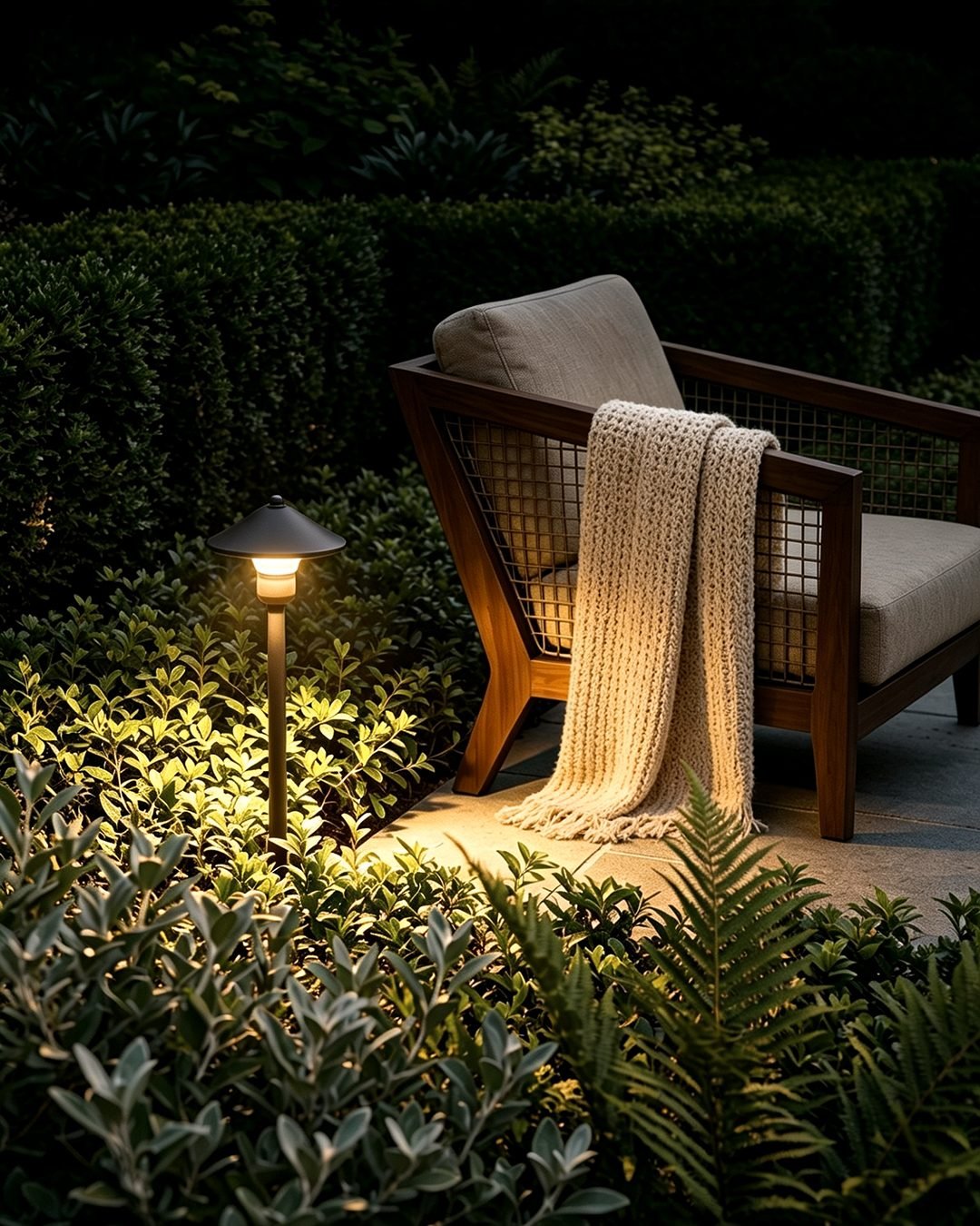 Outdoor garden lighting for Villa landscaping in Phuket