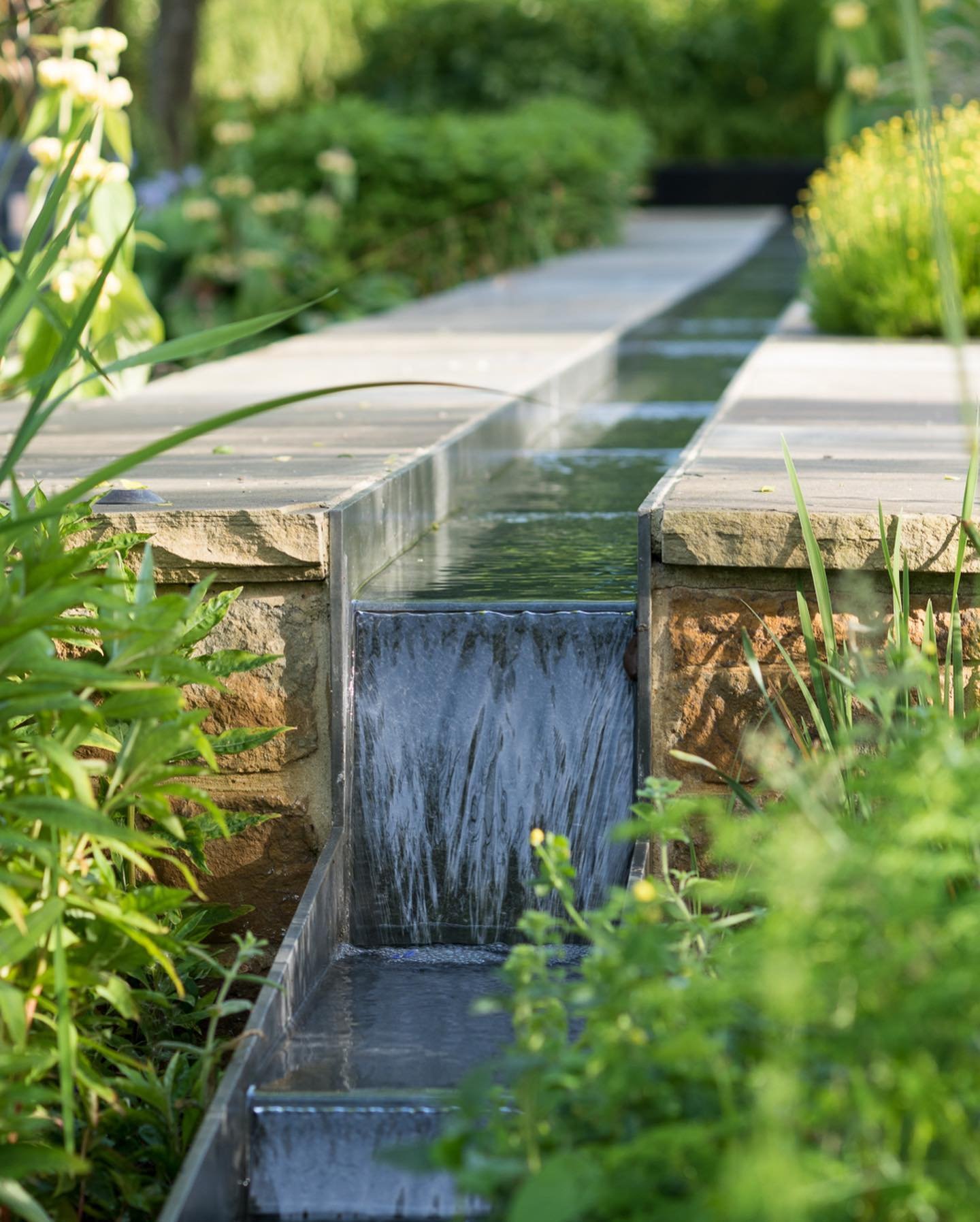 Landscape drainage system for villa gardening in Phuket