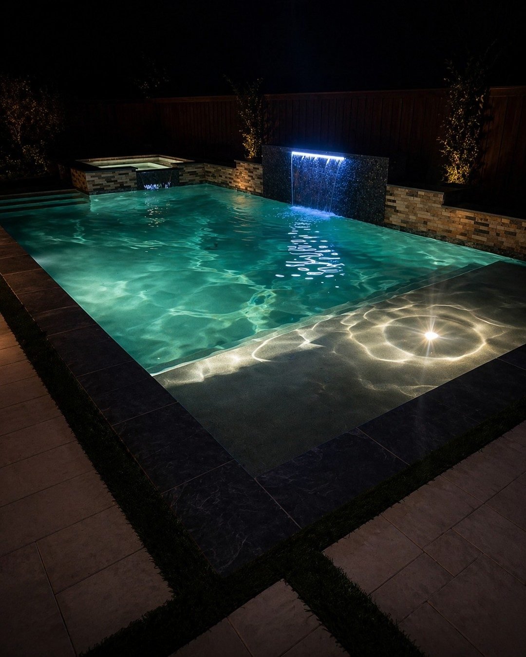 Swimming pool electrical system and underwater lightening in phuket