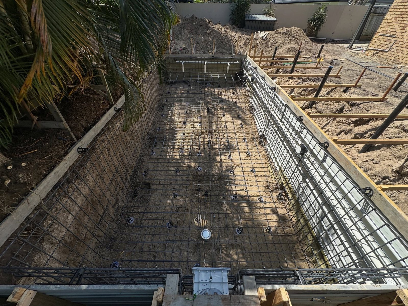 Swimming pool excavation and ground preparation in Phuket